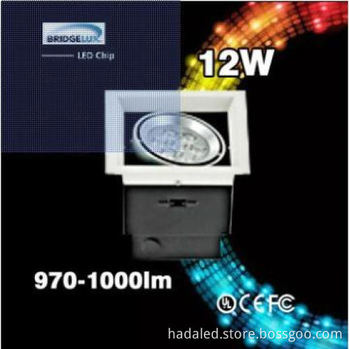hot sale 12w commercial led lighting less than 7% light loss